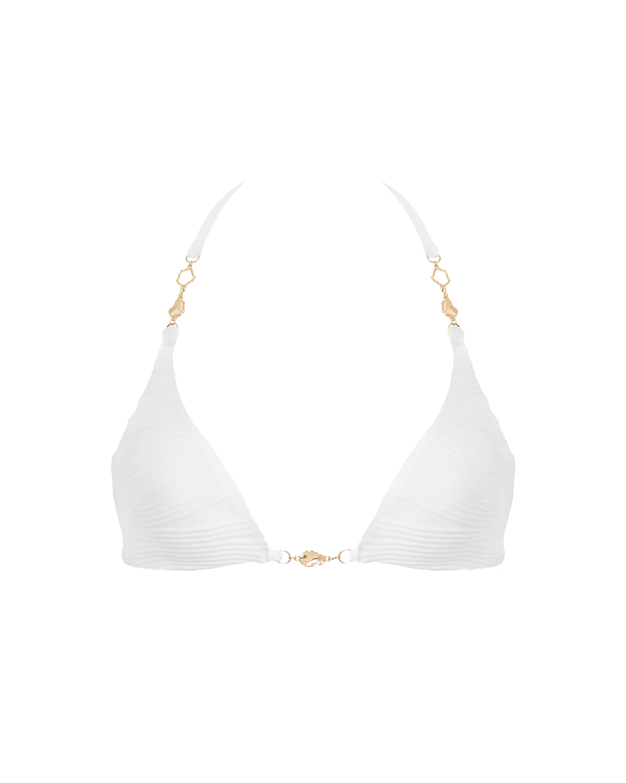 Orta Bikini Top a Triangolo Bianco - Image 5