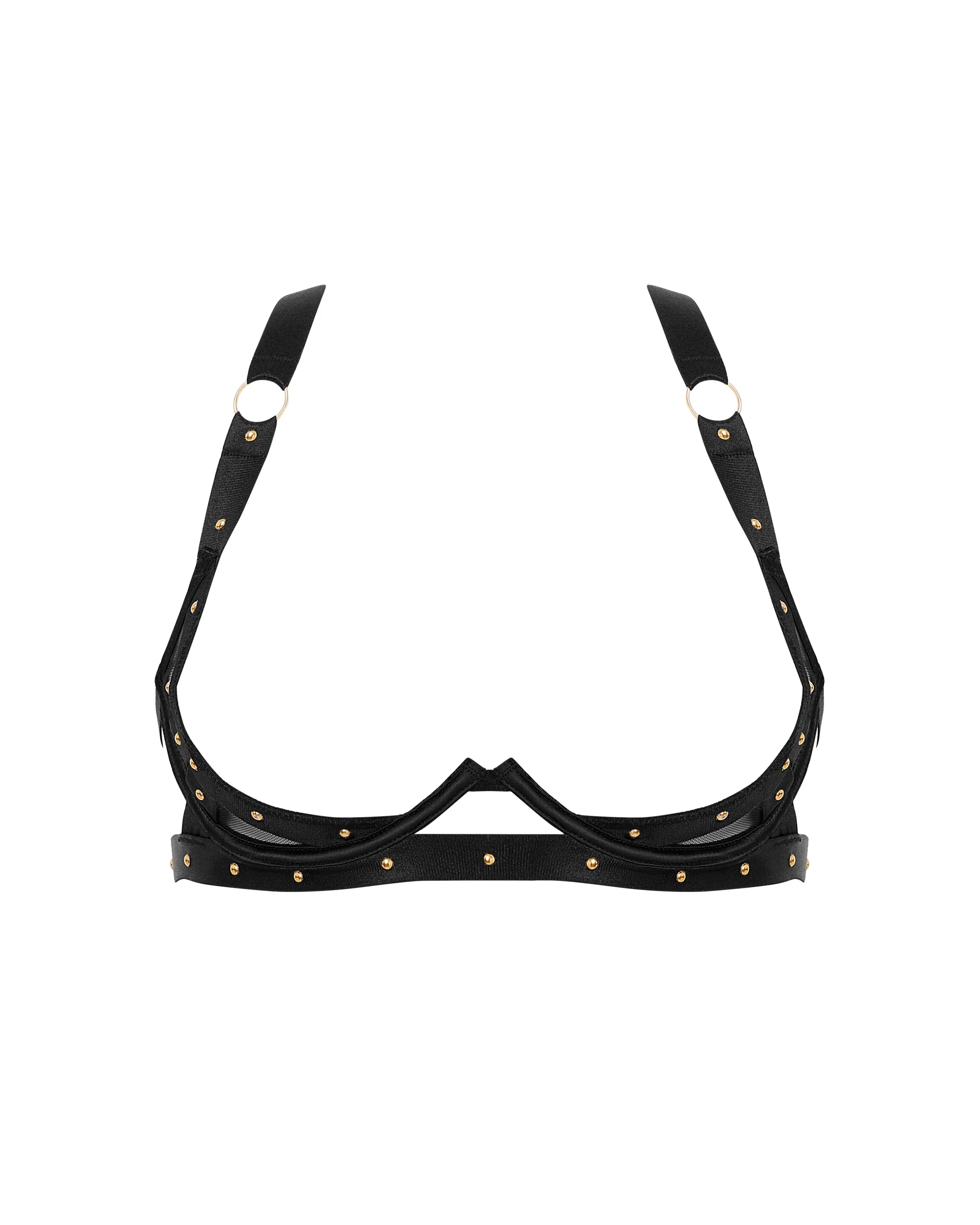 Sana Reggiseno Aperto con Ferretto Nero - Image 5