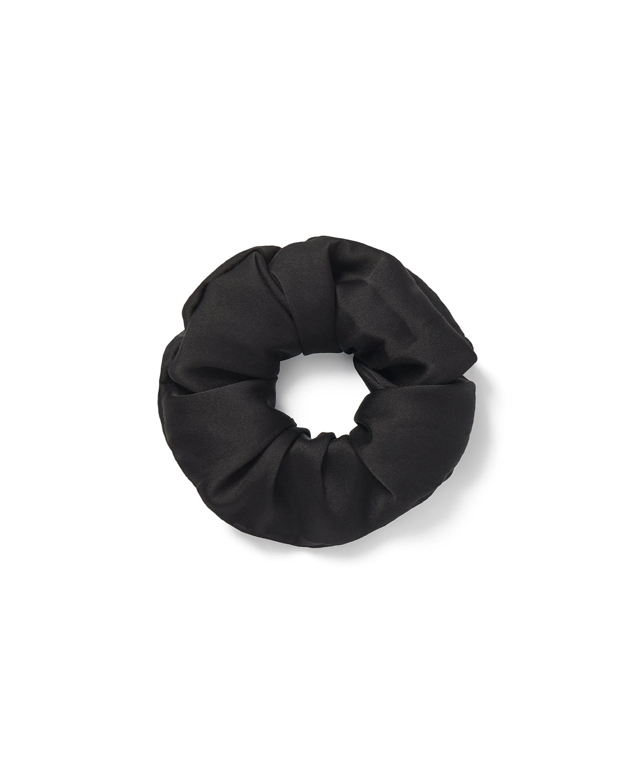 Saskia Elastico per Capelli in Raso Luxe Nero - Image 6
