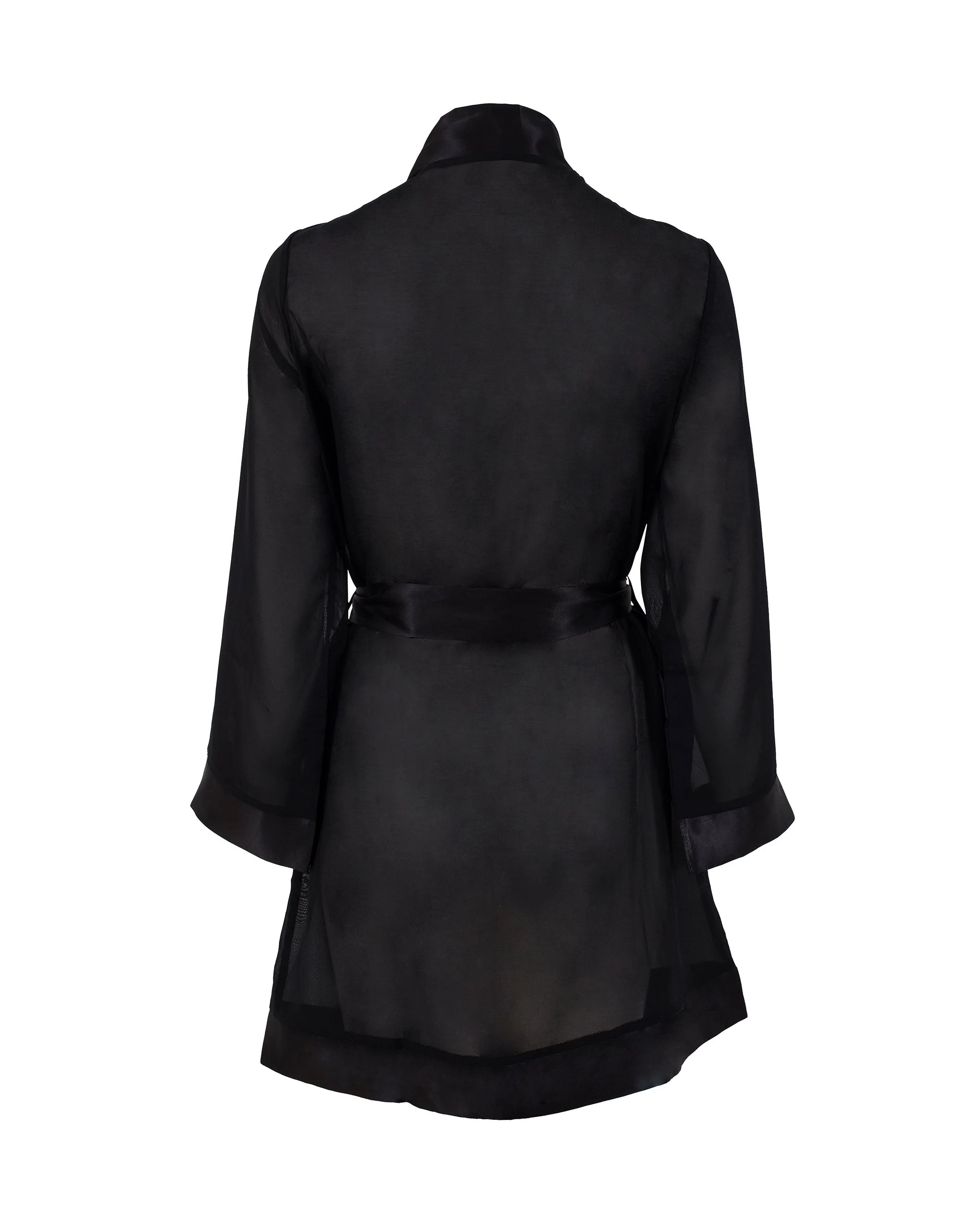 Chiffon Kimono Nero - Image 6