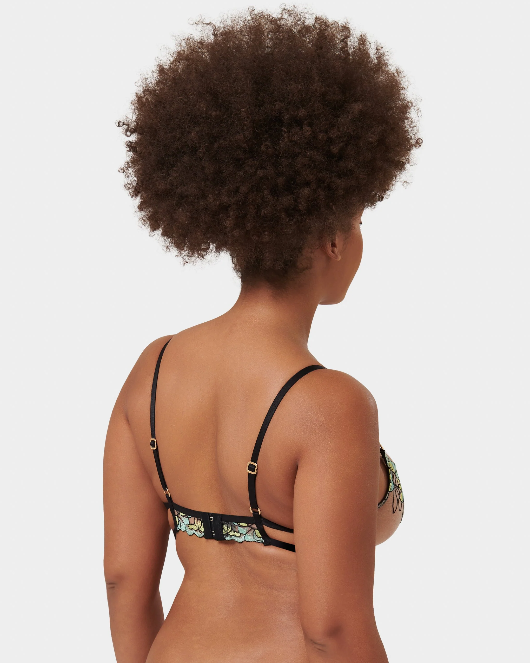 Serena Reggiseno con Ferretto Verde Menta/Giallo Limone/Nero - Image 10