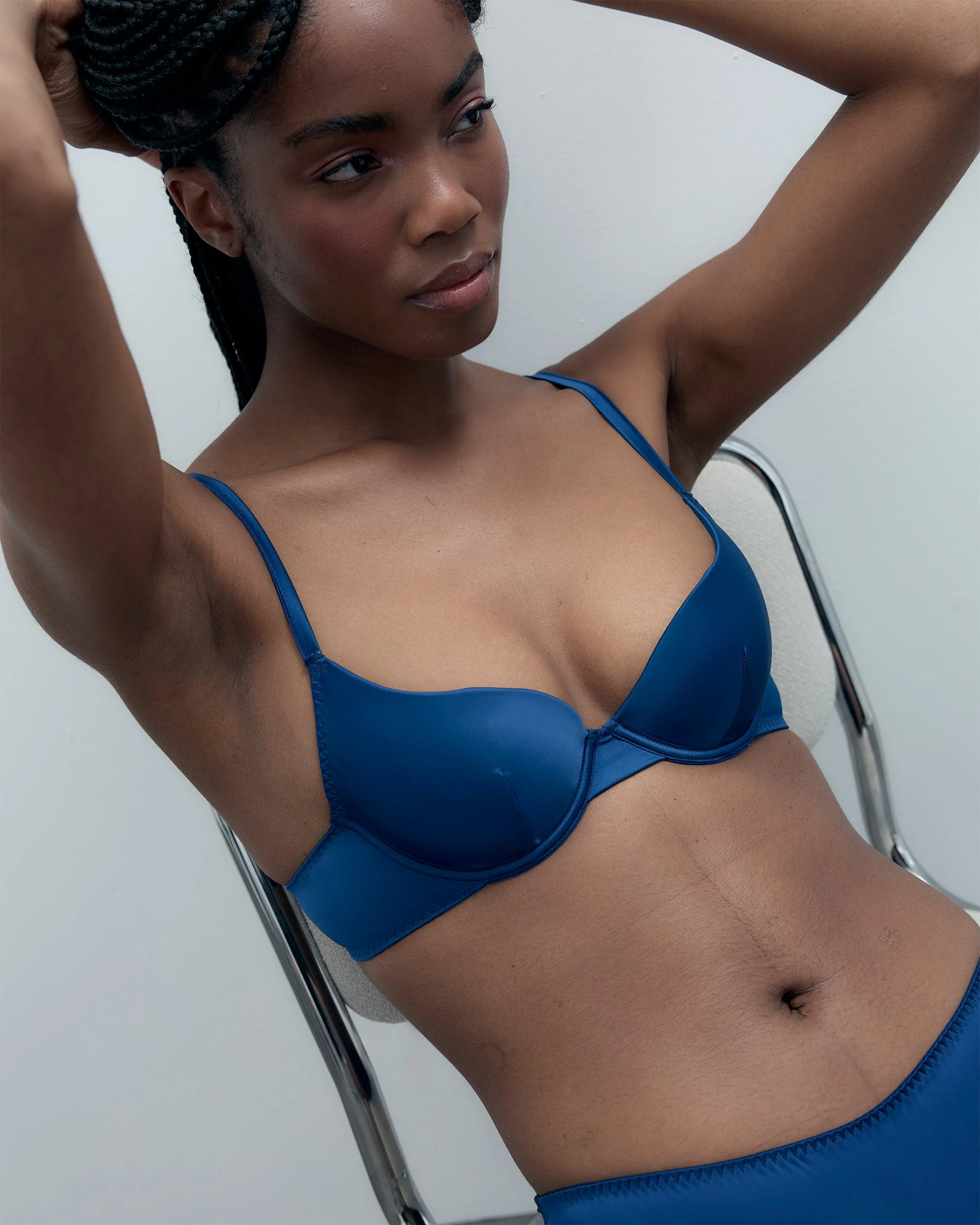 Set: Verona Set Reggiseno e Slip Blu - Image 2