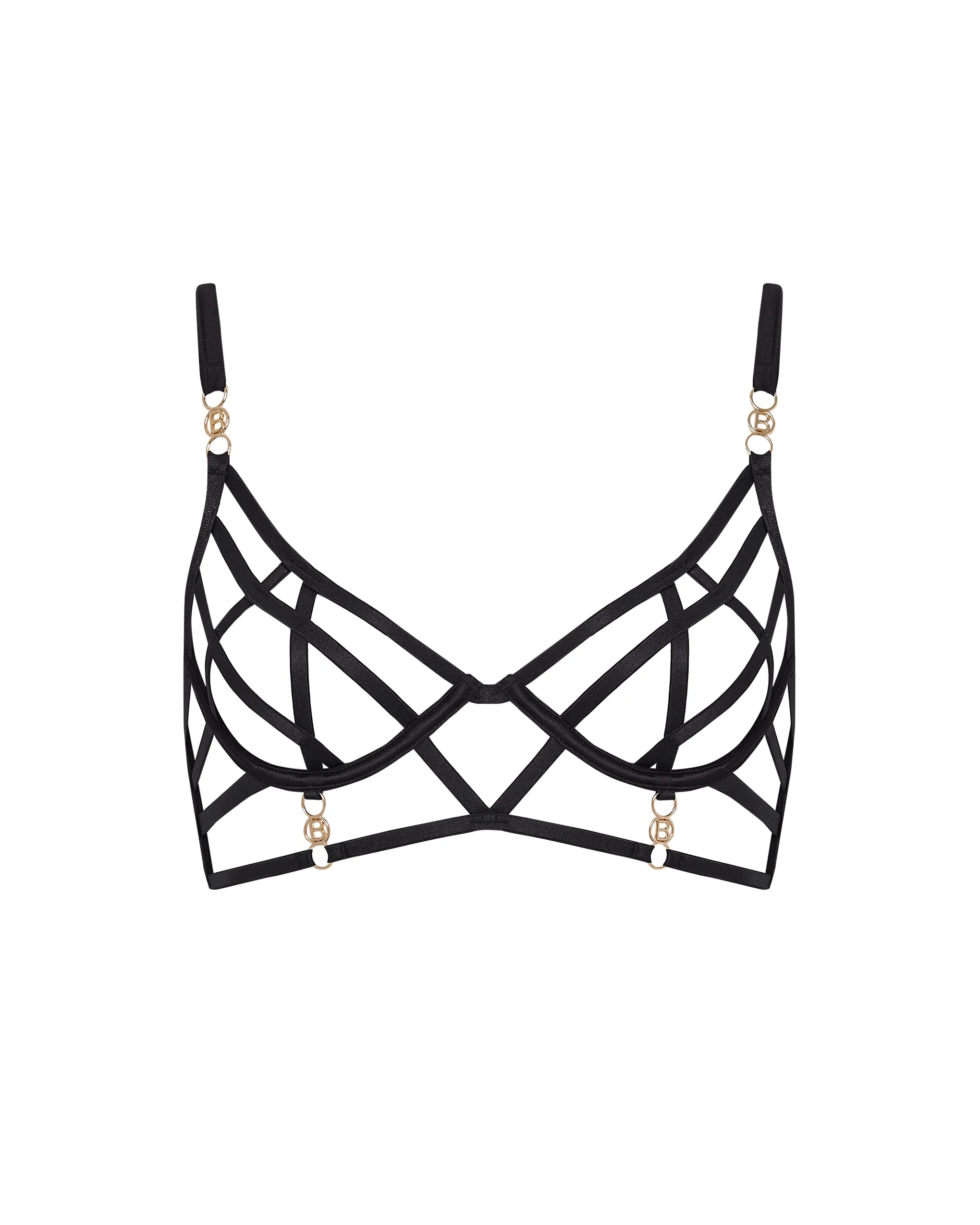 Shirin Reggiseno Semi-Aperto con Ferretto Nero - Image 5
