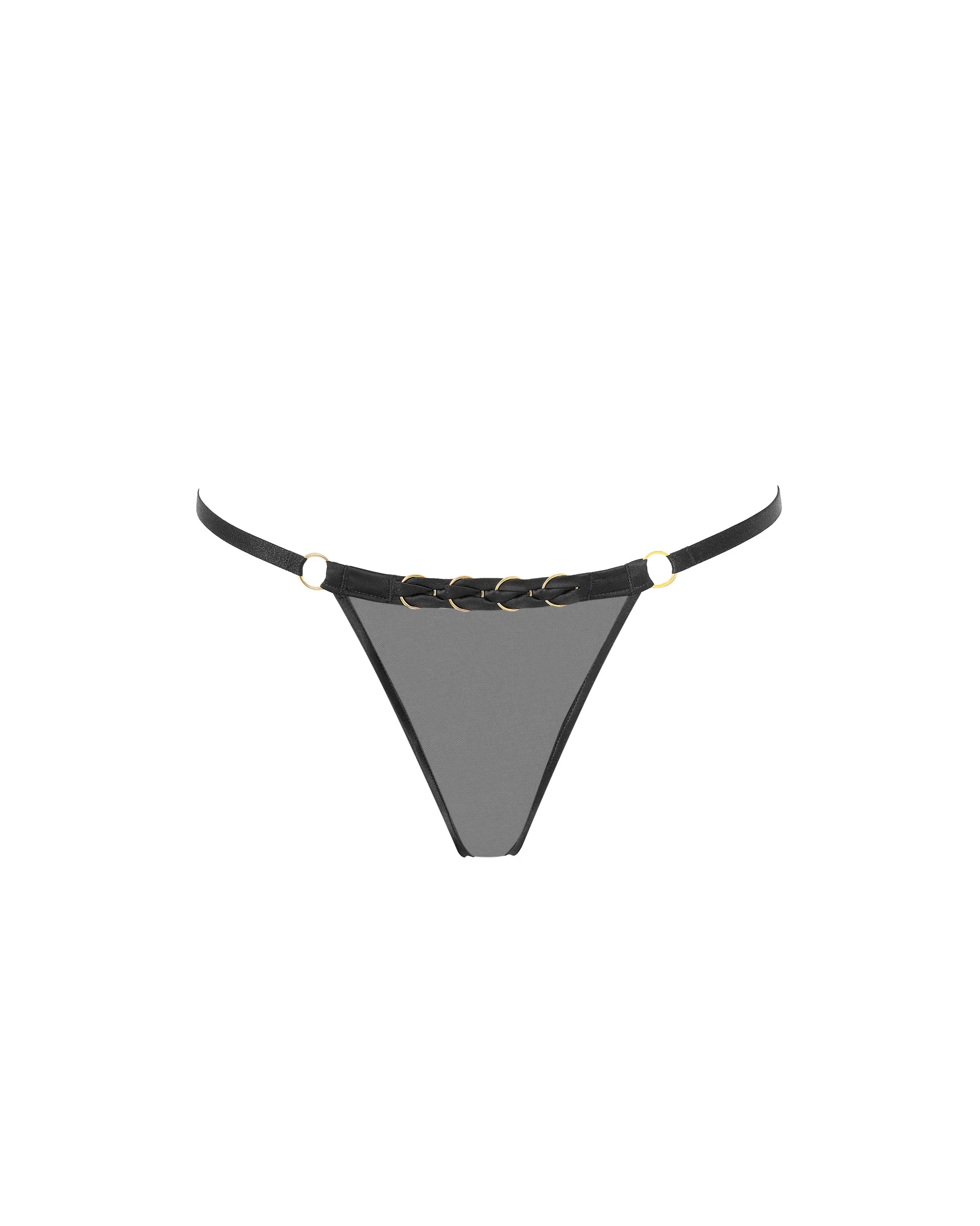 Suri Slip Aperto in Mesh Nero - Image 5