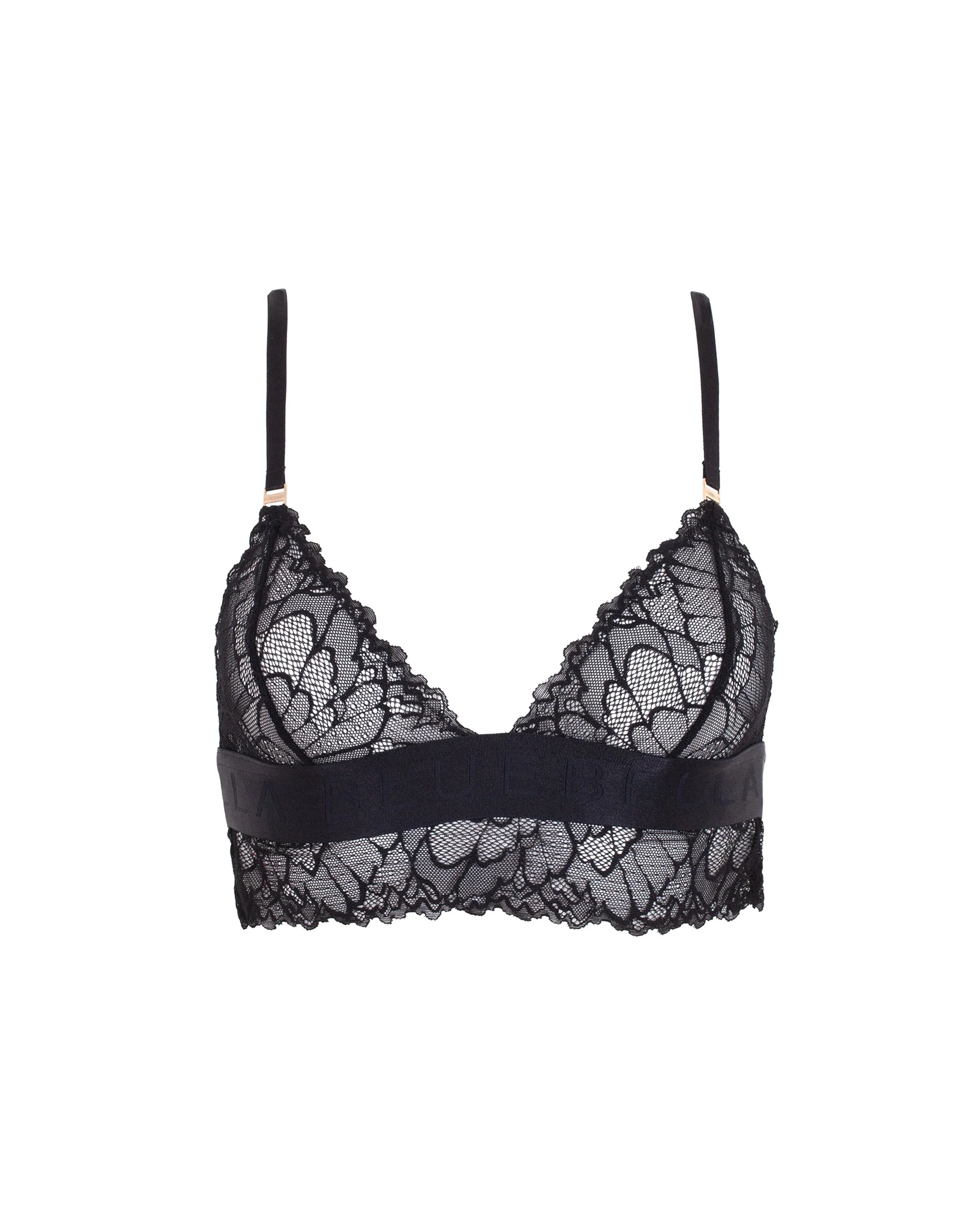 Tori Bralette In Pizzo Nero - Image 5