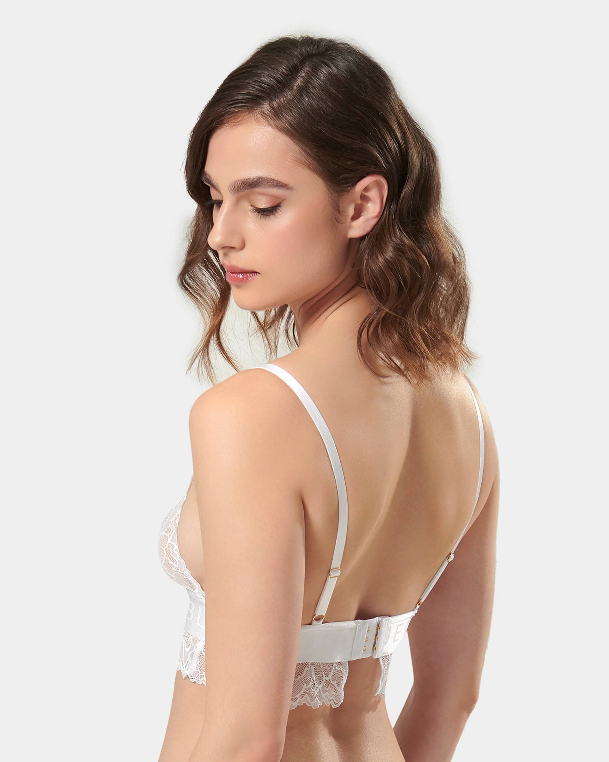 Tori Bralette In Pizzo Bianco - Image 3